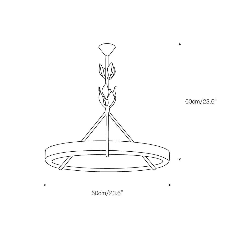 Tinsley Plaster Chandelier - Image 5