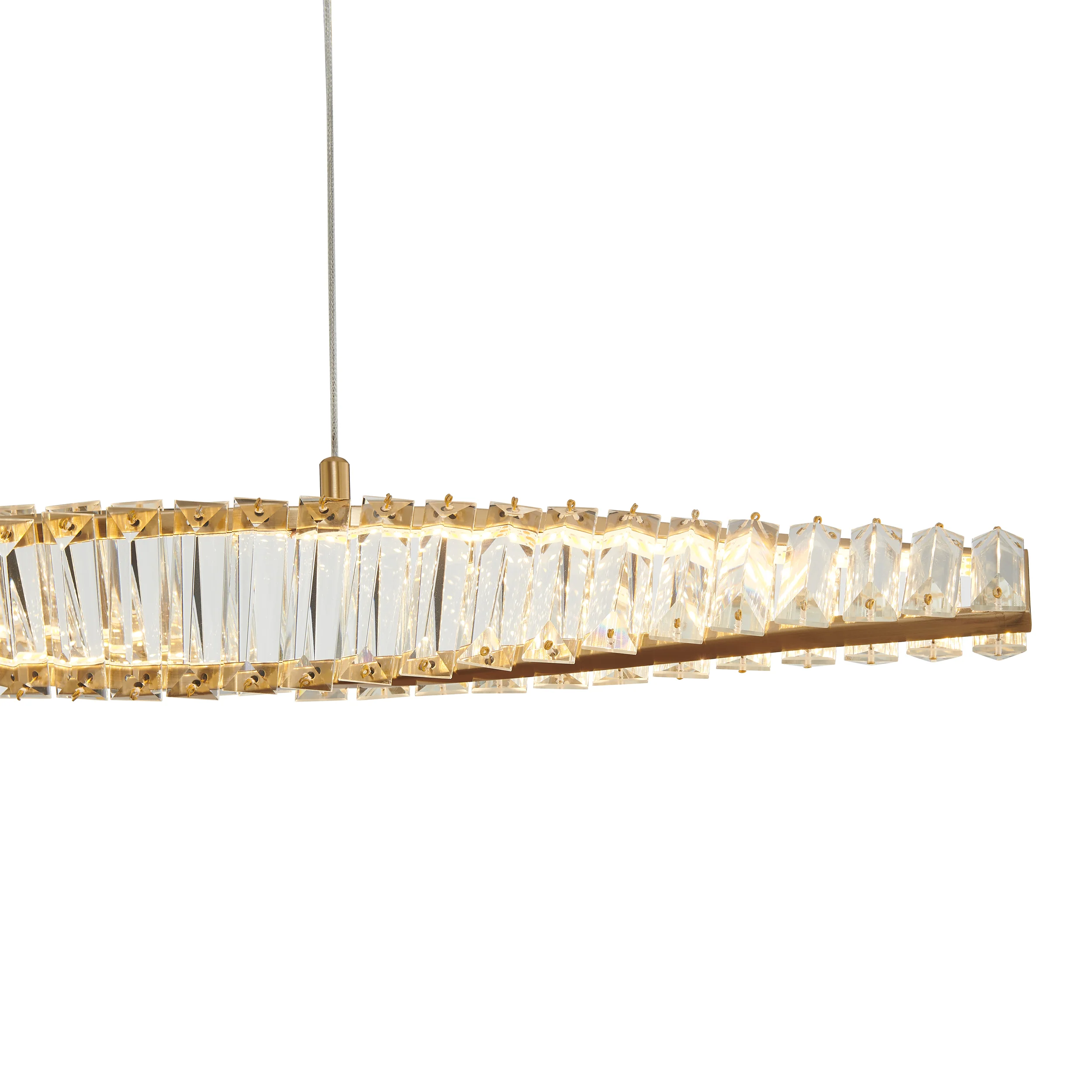 Towson Brushed Gold Chandelier - Image 3