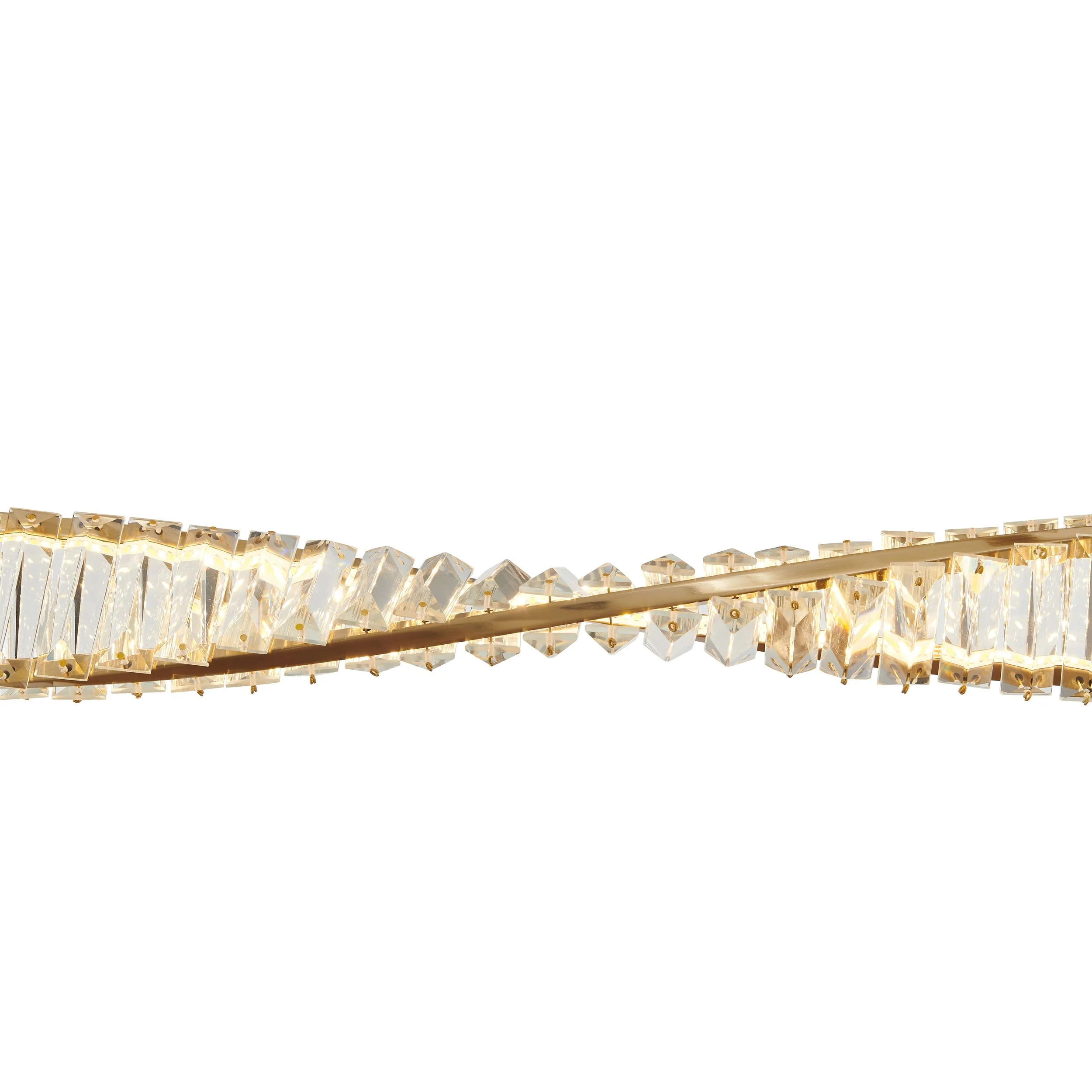 Towson Brushed Gold Chandelier - Image 4