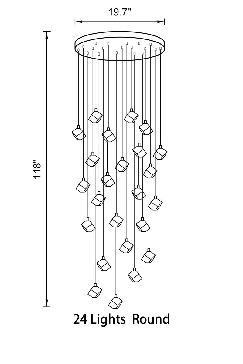 Transparent Crystal Chandelier - Image 10