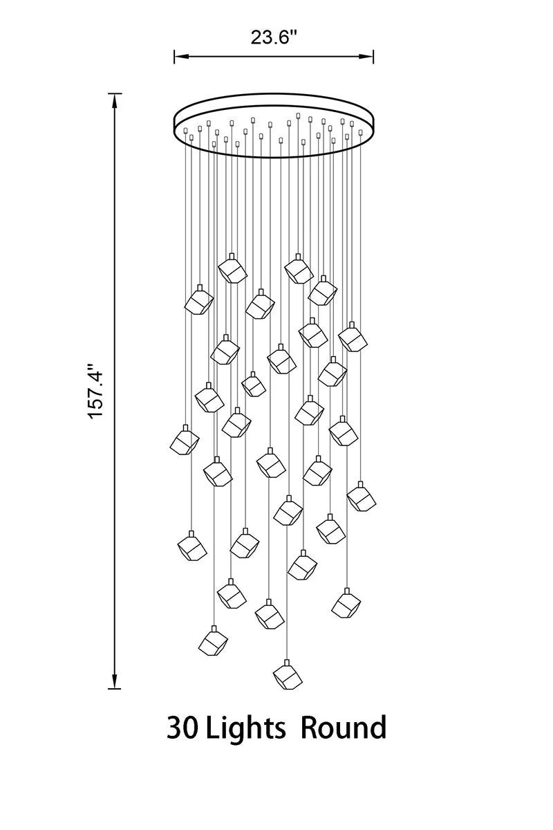 Transparent Crystal Chandelier - Image 12