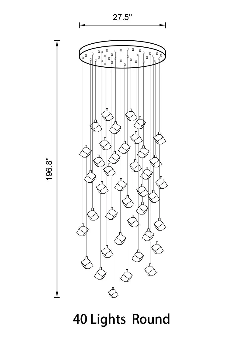 Transparent Crystal Chandelier - Image 13