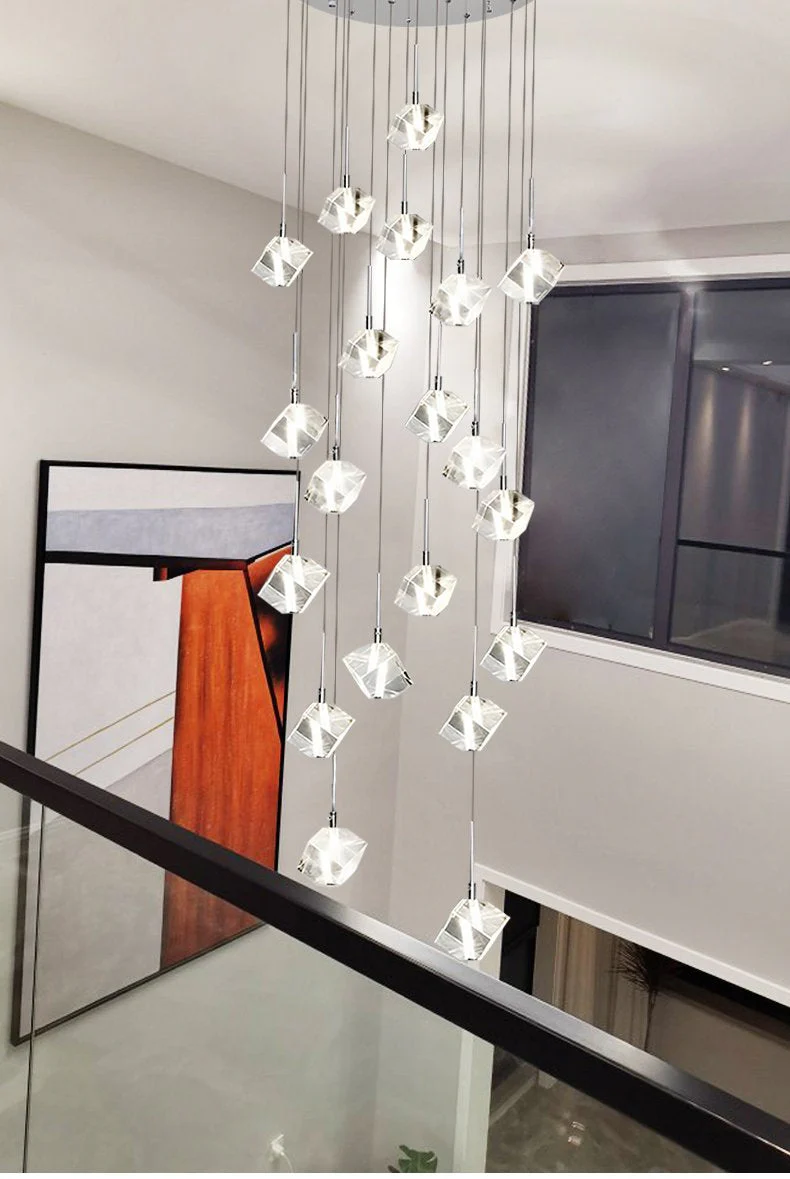 Transparent Crystal Chandelier - Image 20