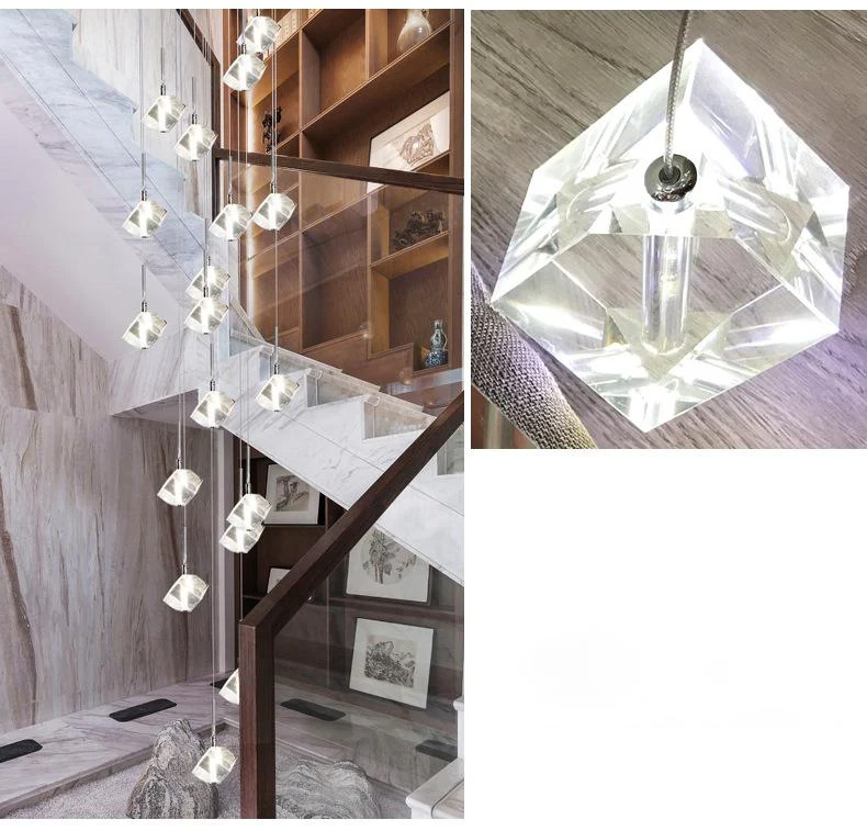 Transparent Crystal Chandelier - Image 6