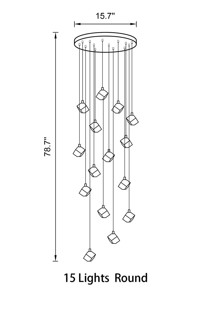 Transparent Crystal Chandelier - Image 8
