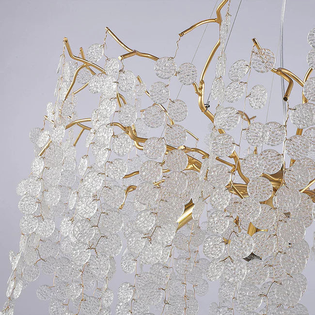 Tree Branch Chandelier Pendant Lighting Round Ceiling Light 31.5" D - Image 2