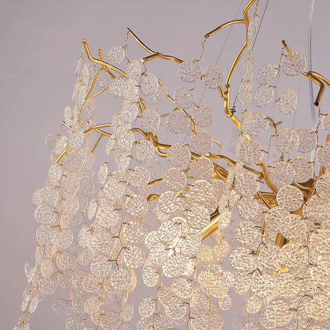 Tree Branch Chandelier Pendant Lighting Round Ceiling Light 31.5" D - Image 3