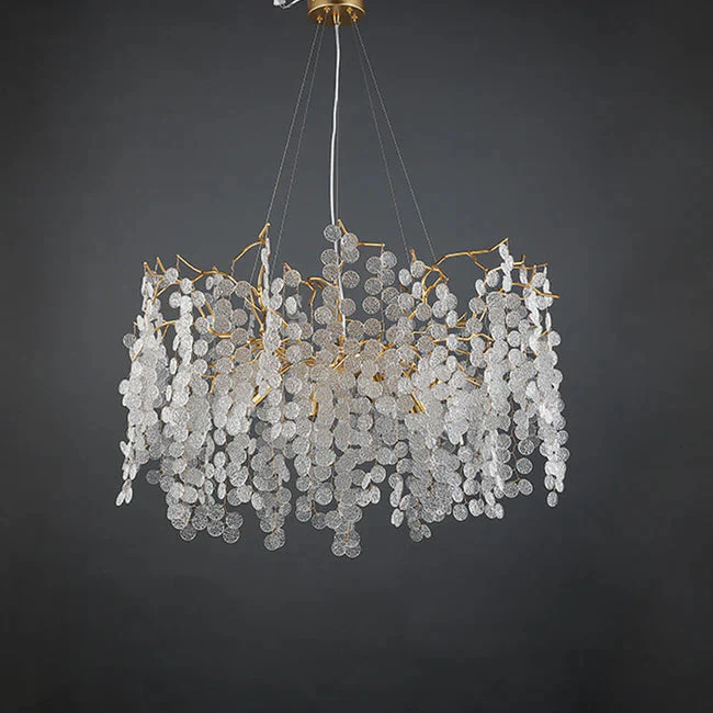 Tree Branch Chandelier Pendant Lighting Round Ceiling Light 31.5" D - Image 5