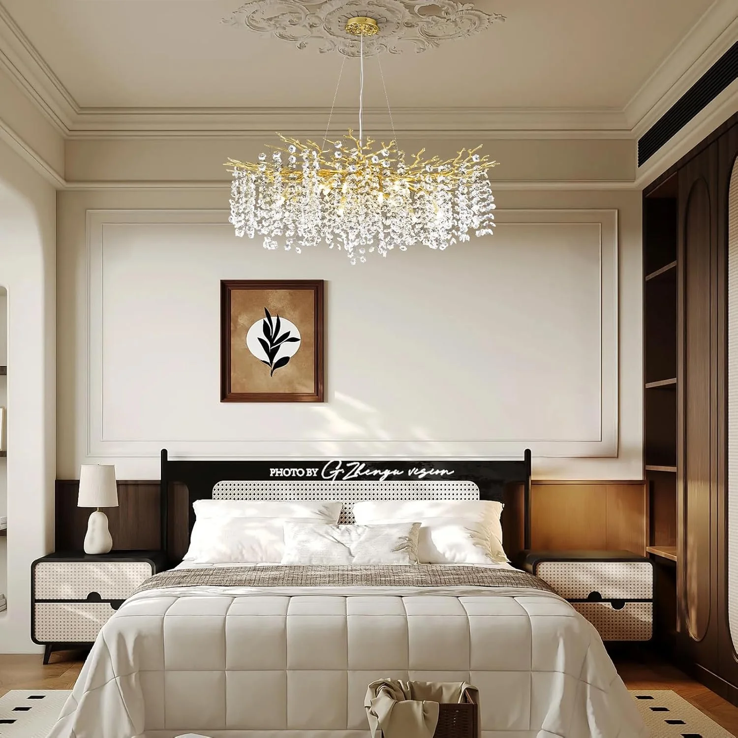 Solara Round Tree Branch Chandelier 30" 40" 55" Tree Branch - Image 28