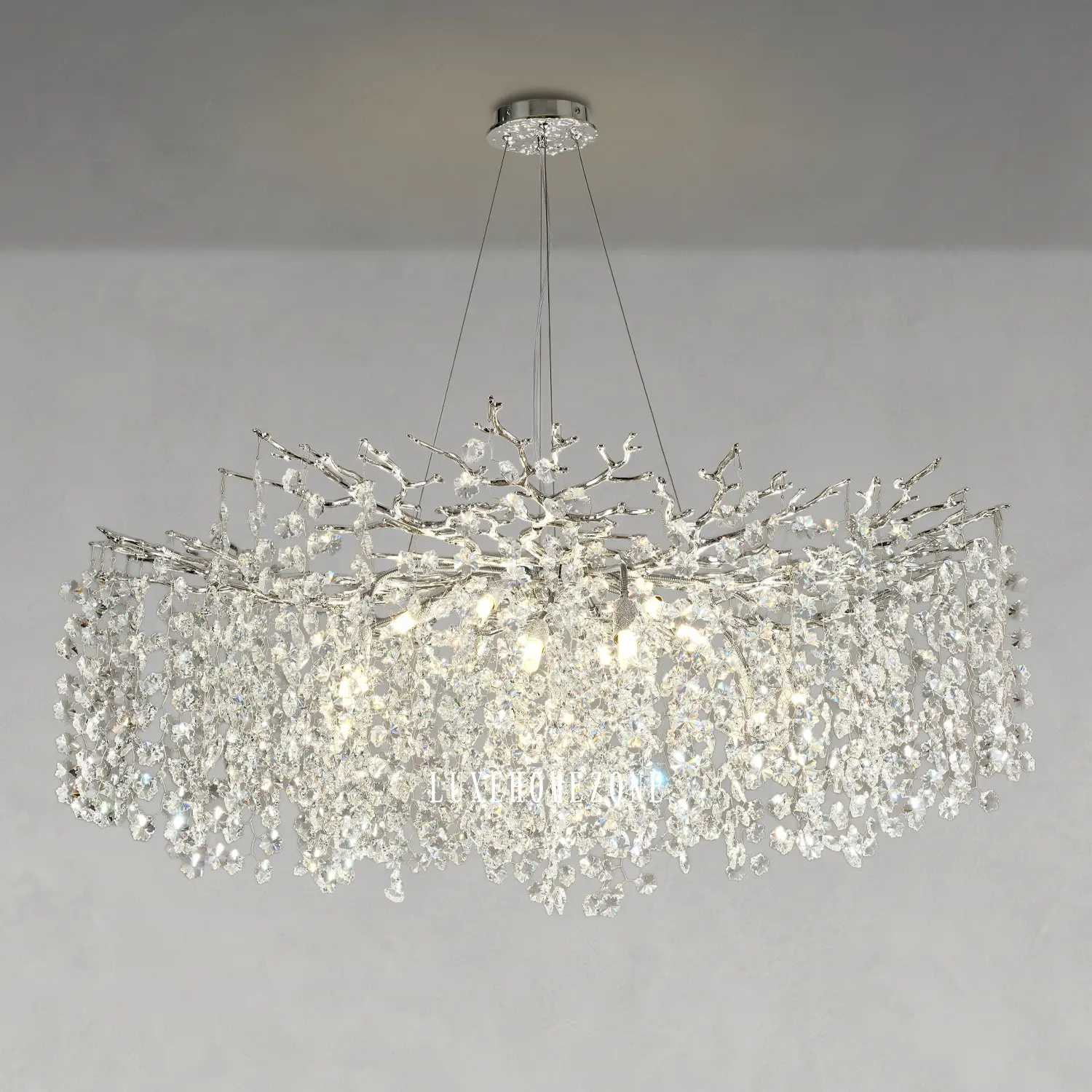 Solara Round Tree Branch Chandelier 30" 40" 55" Tree Branch - Image 35