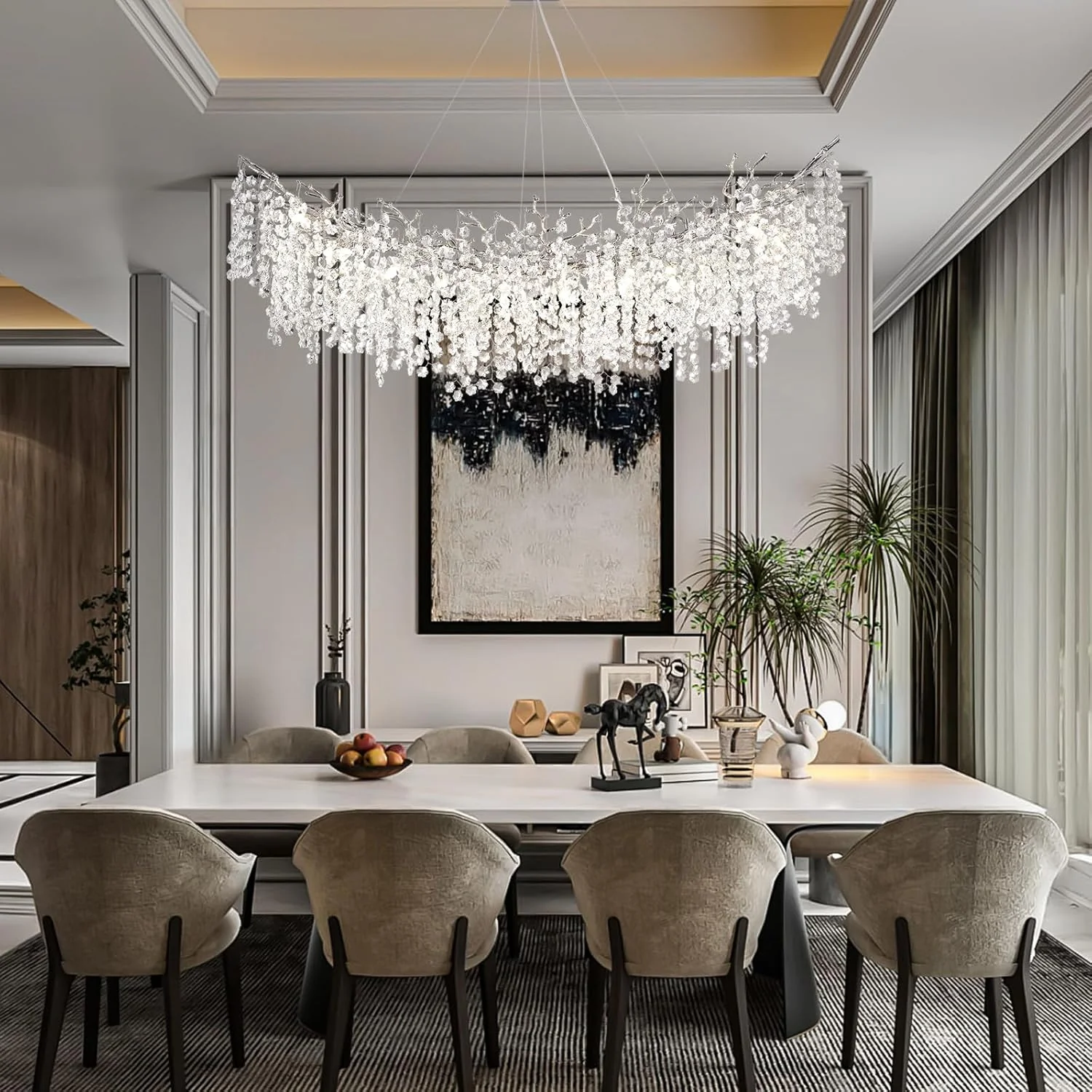 Solara Round Tree Branch Chandelier 30" 40" 55" Tree Branch - Image 6