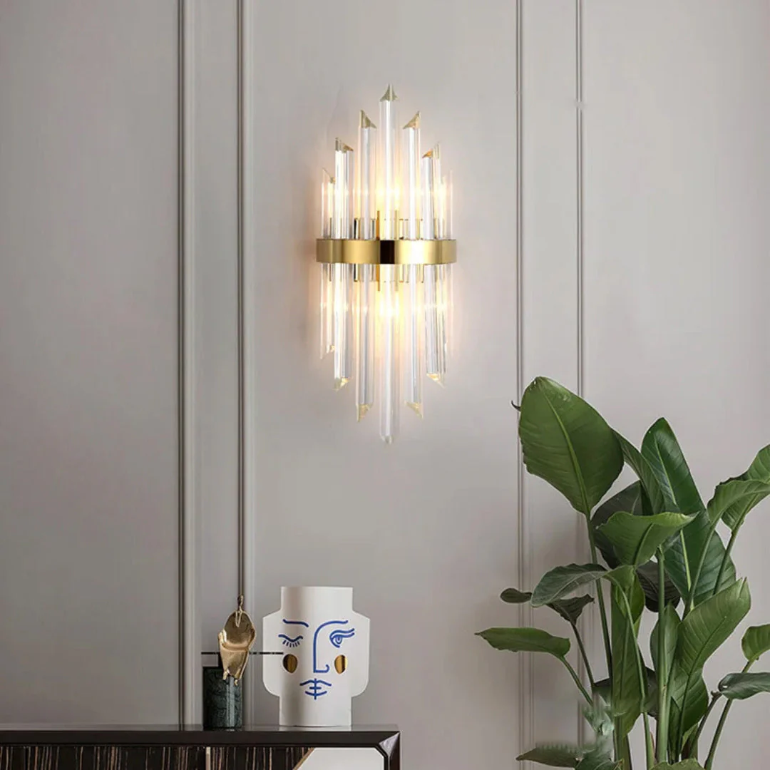 Triangular Crystal Rod Wall Lamp - Image 12