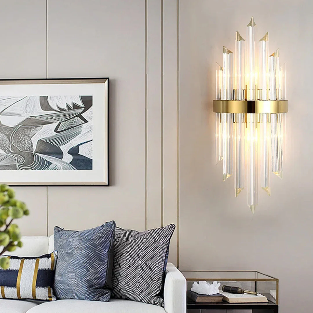 Triangular Crystal Rod Wall Lamp - Image 14