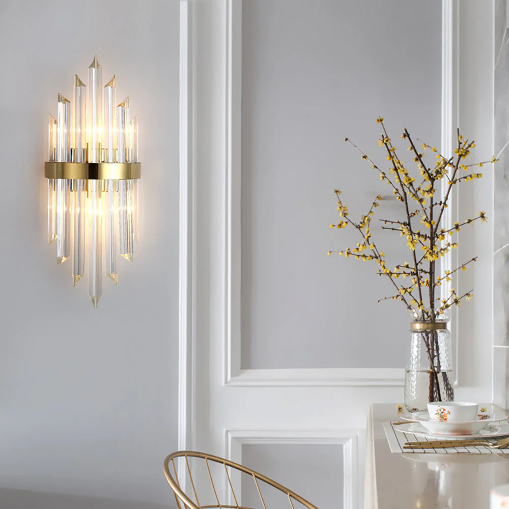 Triangular Crystal Rod Wall Lamp - Image 15