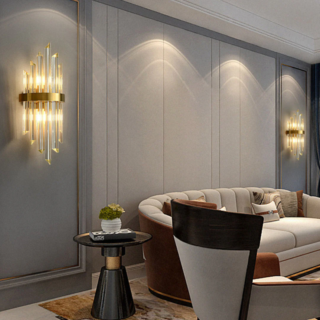 Triangular Crystal Rod Wall Lamp - Image 16