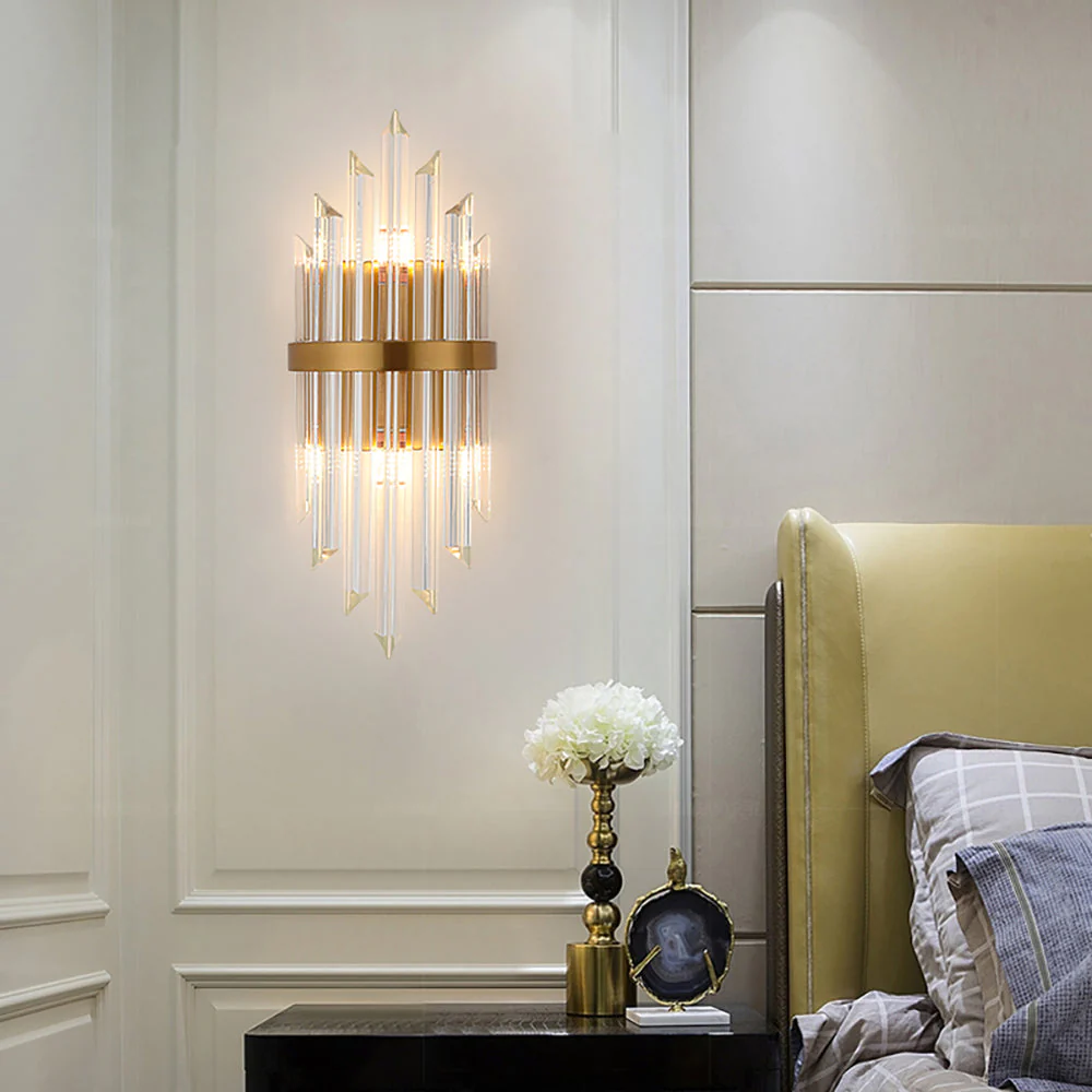 Triangular Crystal Rod Wall Lamp - Image 17