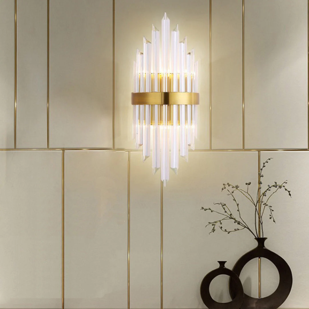 Triangular Crystal Rod Wall Lamp - Image 5
