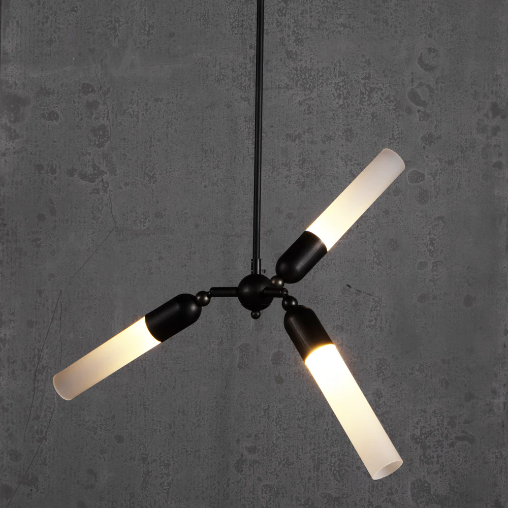 Trio Modern Bronze Pendant Light - Image 4