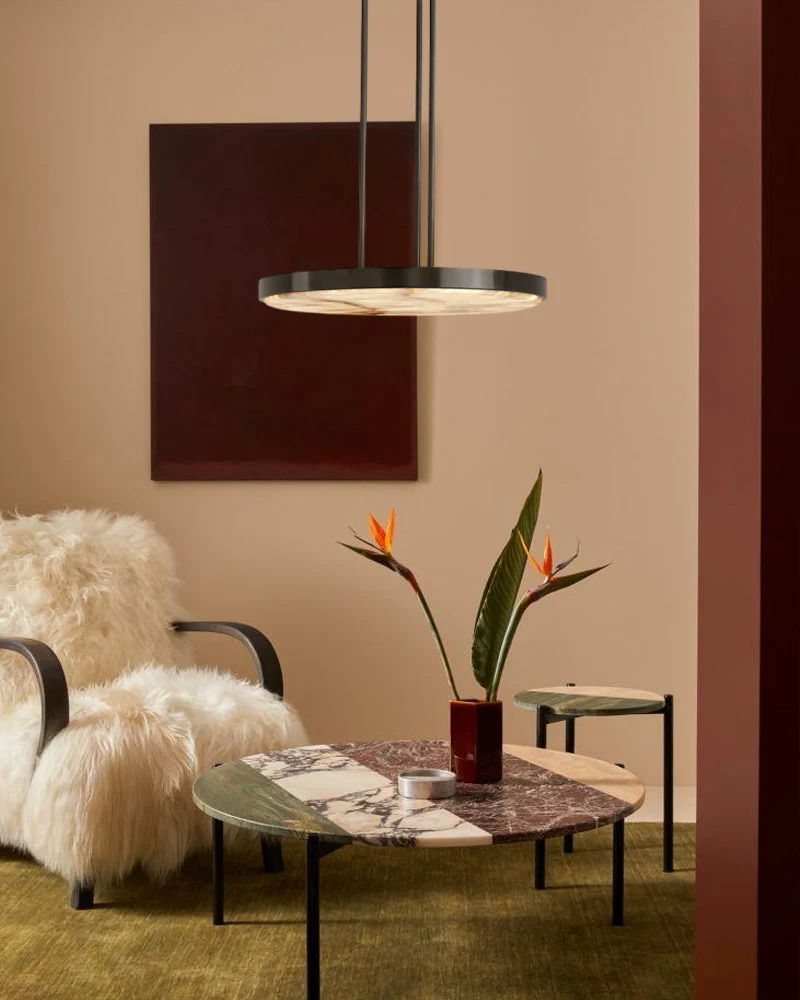 Unique Lustre Solid Marble Dome Ceiling Anvers Pendant Light Fixtures for Living room - Image 13