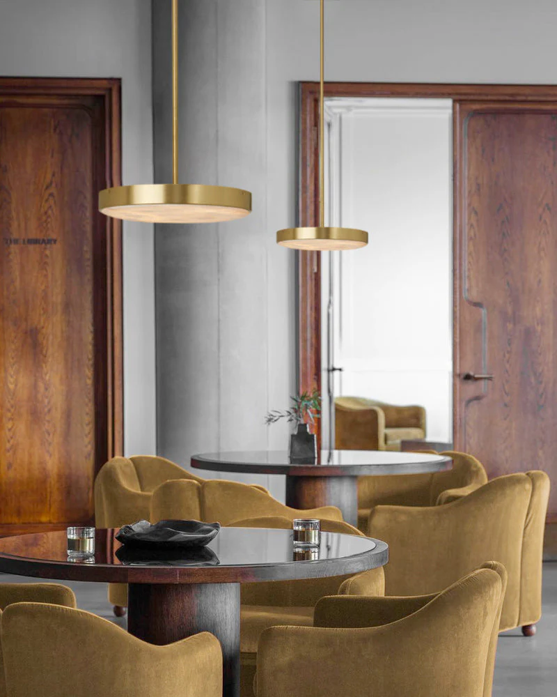 Unique Lustre Solid Marble Dome Ceiling Anvers Pendant Light Fixtures for Living room - Image 5