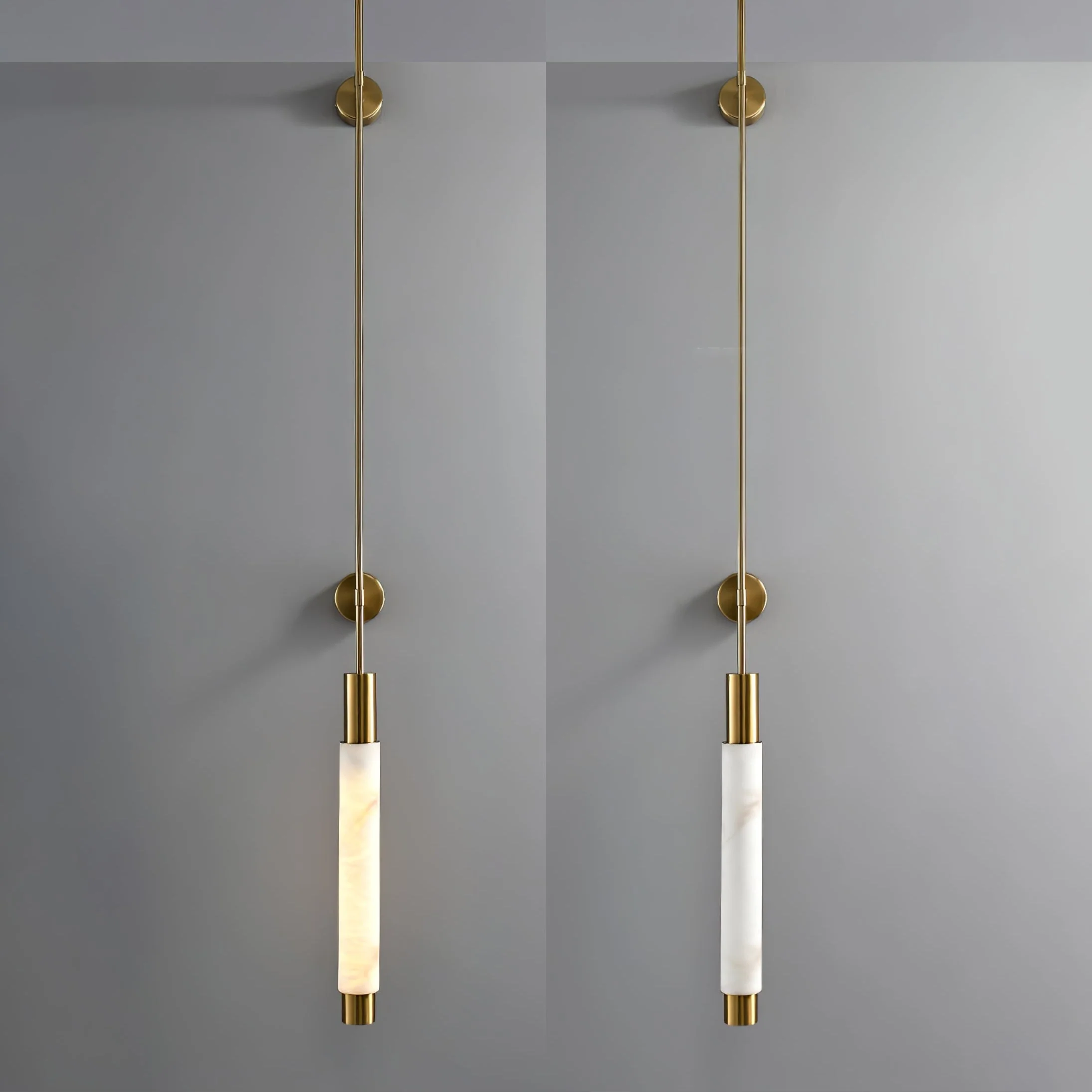 Verita Alabaster Wall Sconce - Image 2