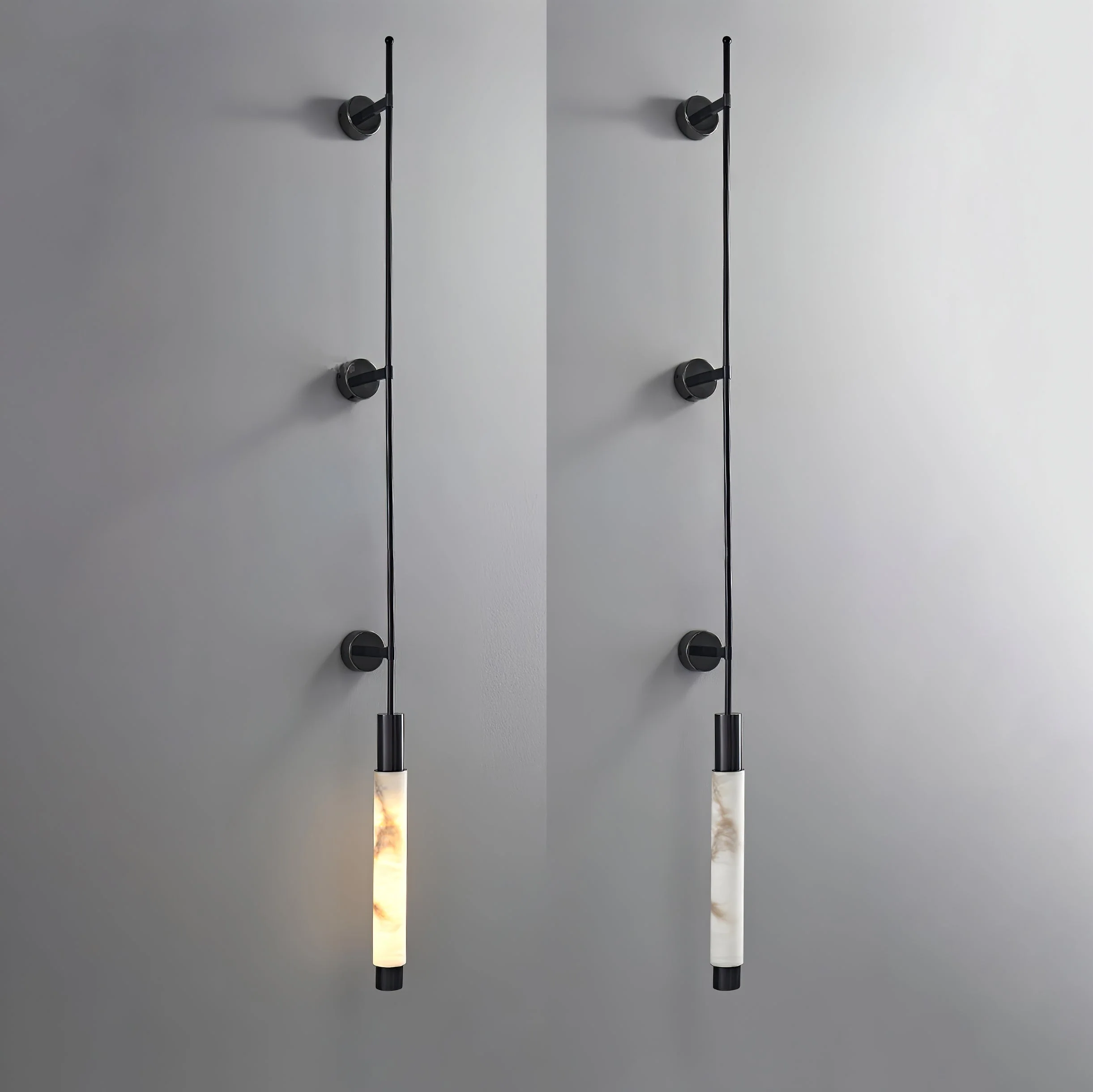 Verita Alabaster Wall Sconce - Image 7