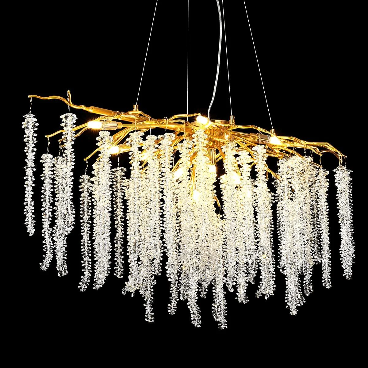 Vinery Tree Branch Crystal Chandelier L45" - Image 4