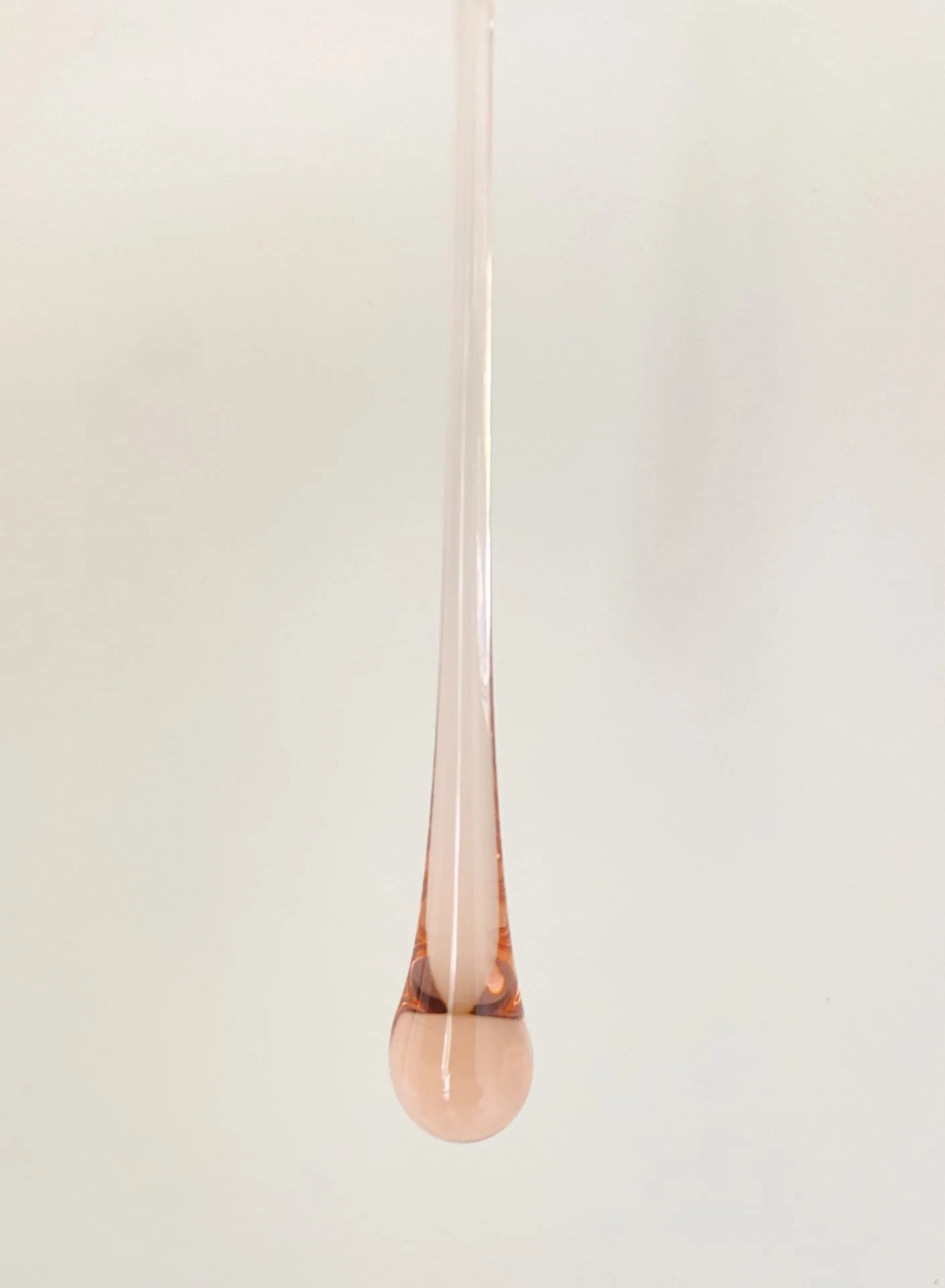 Vintage – Murano Teardrops Chandelier – 70s – Pink prisms - Image 9