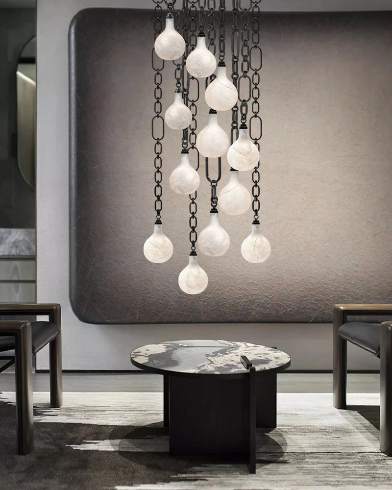 Vintage style Cluster White Mini Insignia Globe Pendant Light 6" for kitchen Island - Image 10