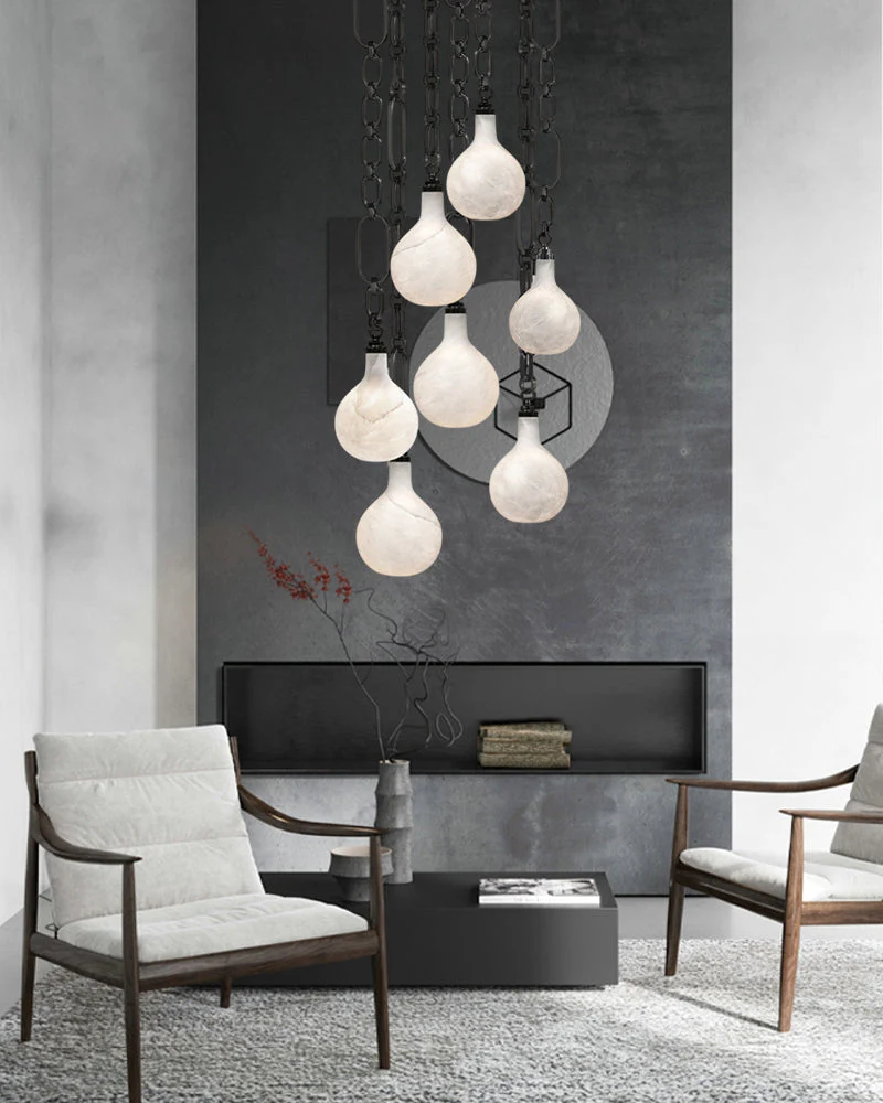 Vintage style Cluster White Mini Insignia Globe Pendant Light 6" for kitchen Island - Image 2