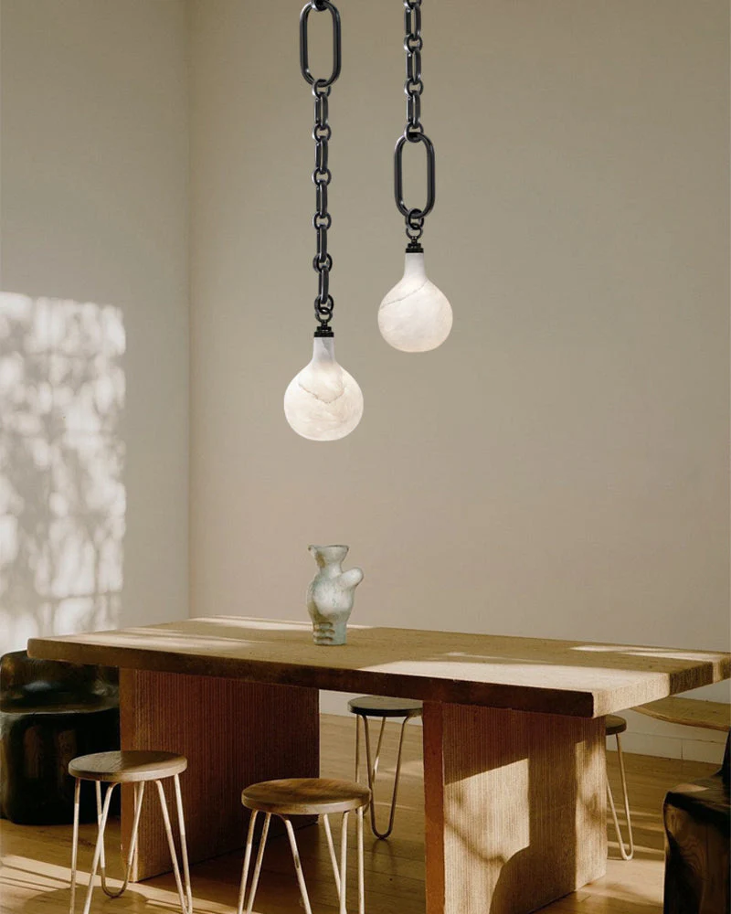 Vintage style Cluster White Mini Insignia Globe Pendant Light 6" for kitchen Island - Image 7