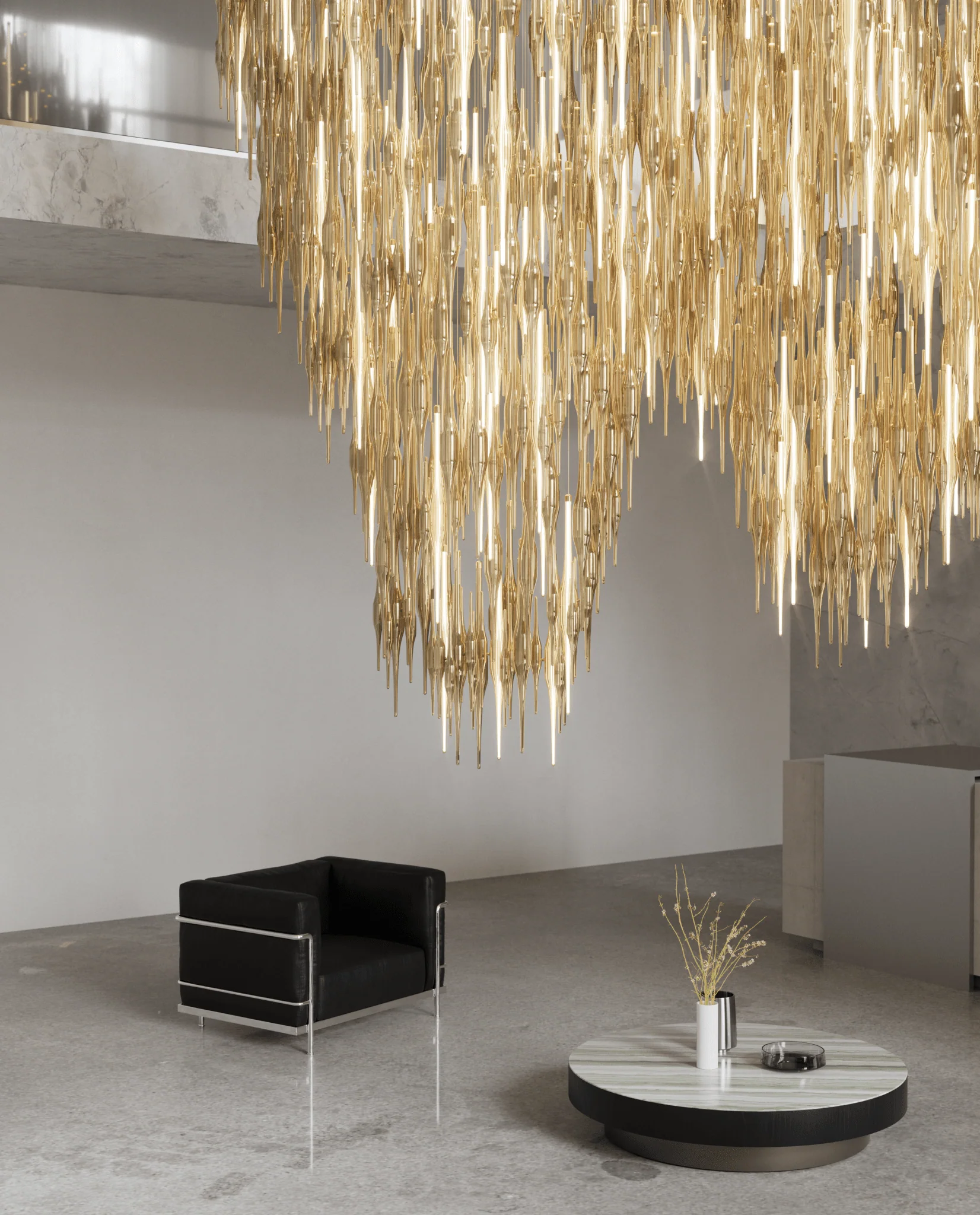 Vitara Glass Drop Customize Chandelier - Image 10