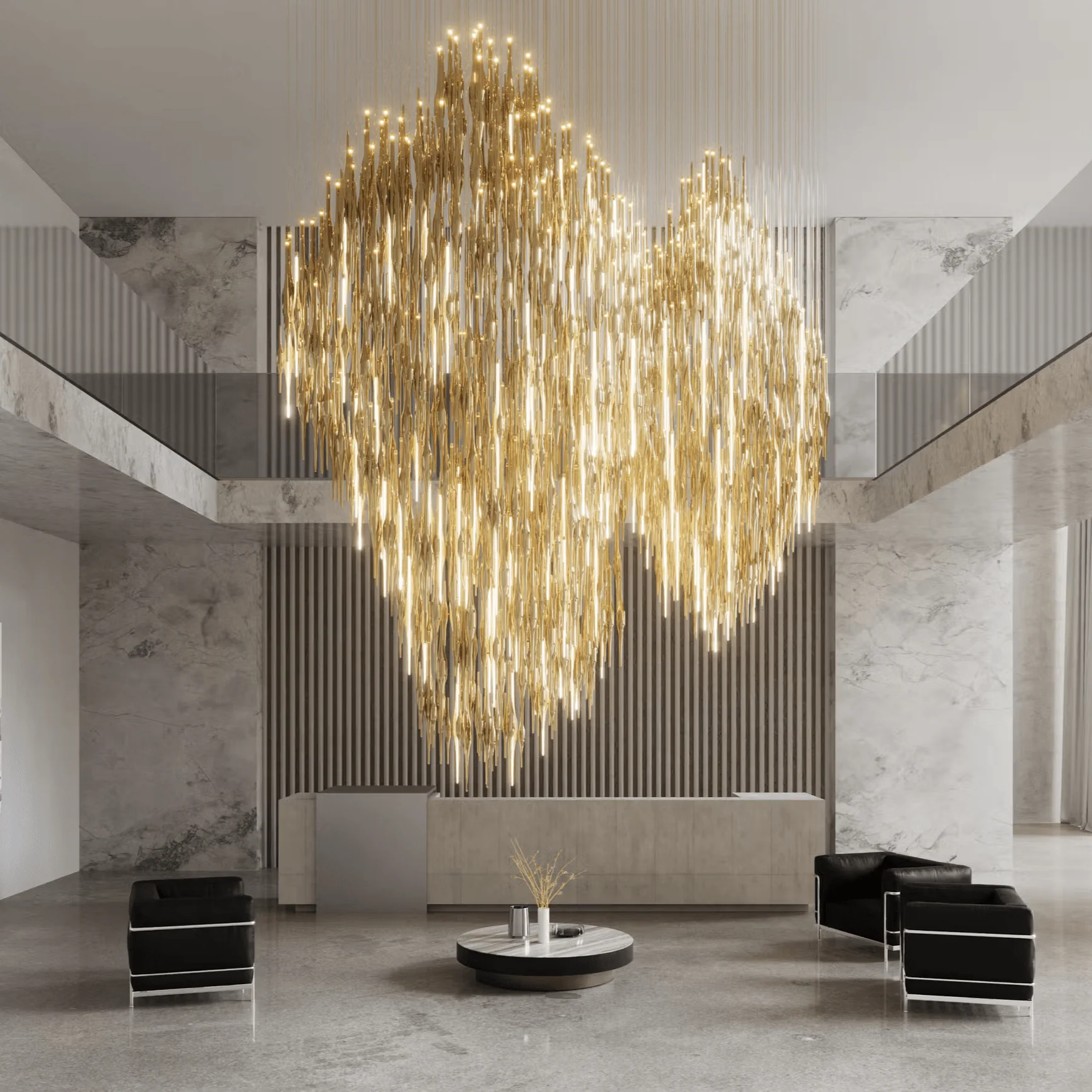 Vitara Glass Drop Customize Chandelier - Image 9