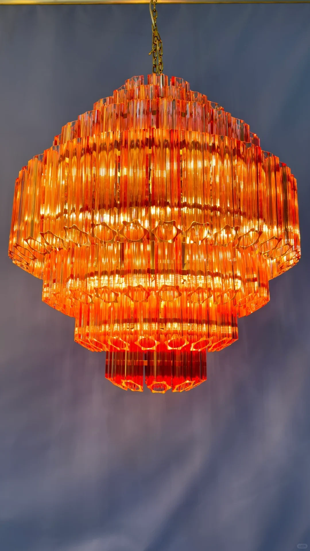 Vittoria S Modern Glass Chandelier - [Gold] - Image 8