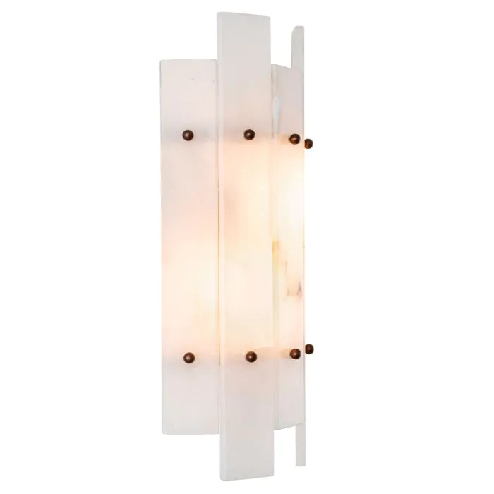 Simona Alabaster Wall Lamp Ruby - Image 3