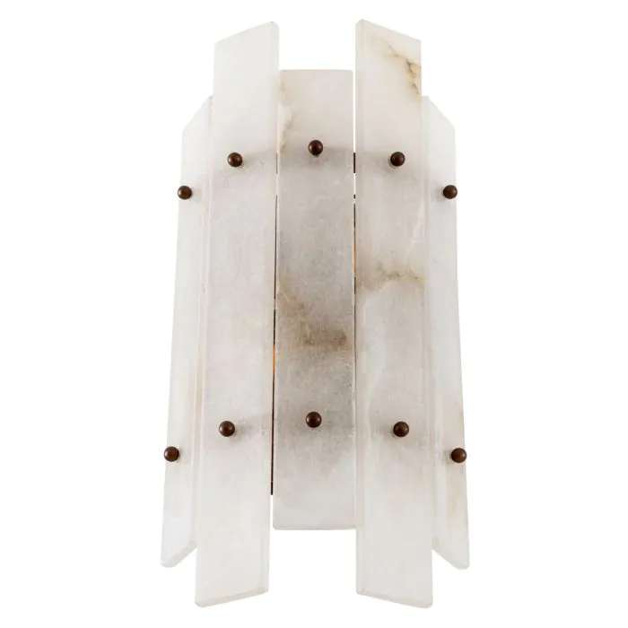 Simona Alabaster Wall Lamp Ruby - Image 4