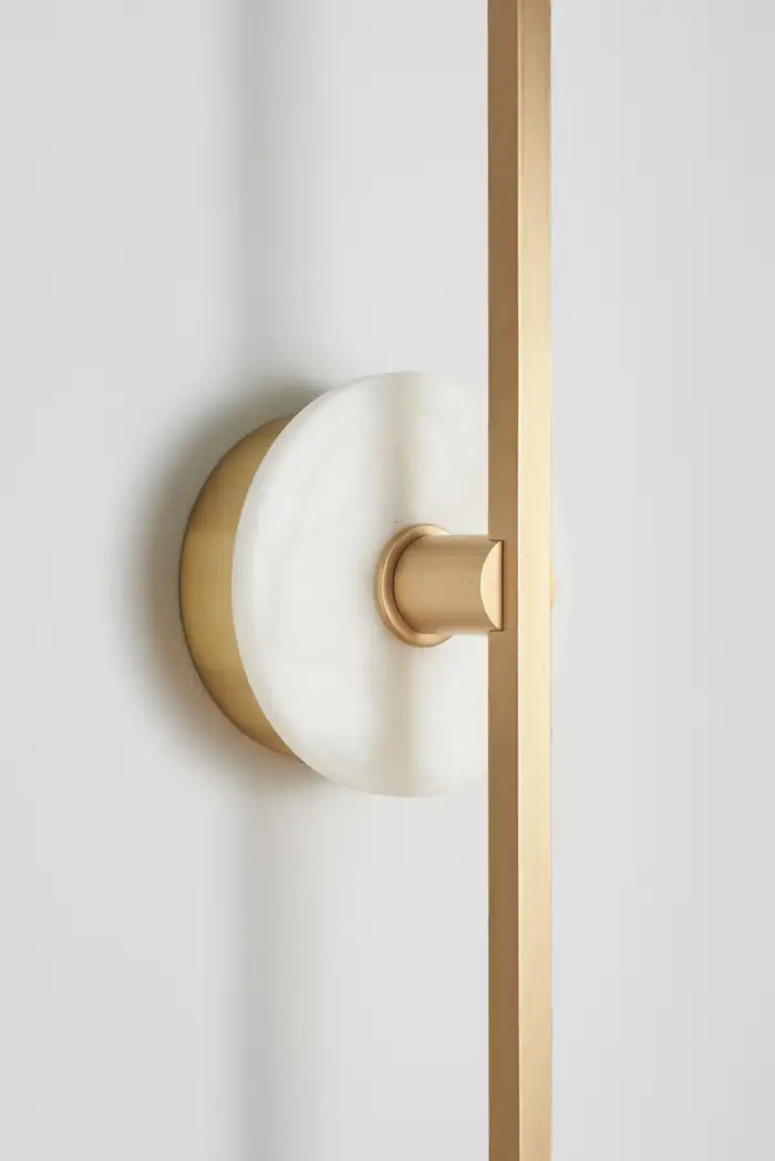 Wall Sconce With Alabaster 20" H - Image 5