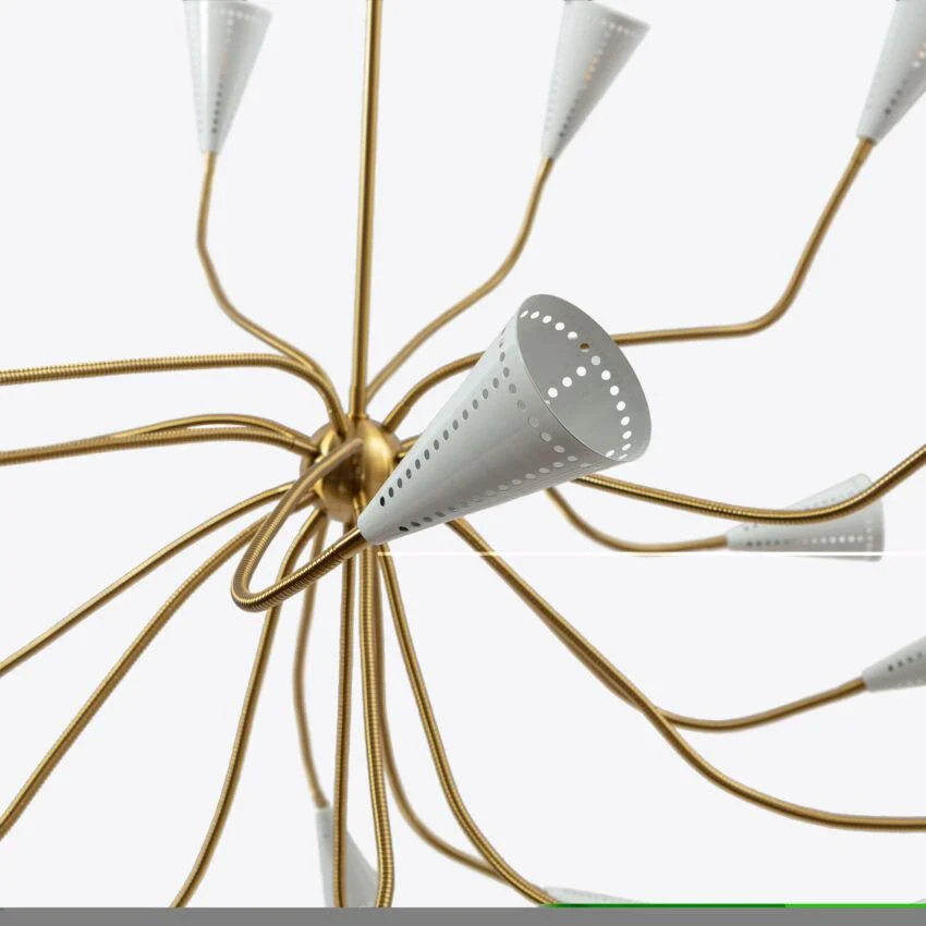 White Alexandra Sputnik Chandelier - Image 7