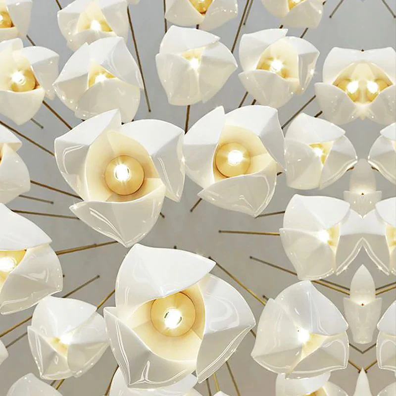 Bloom Porcelain Petals Pendant Light - Image 12