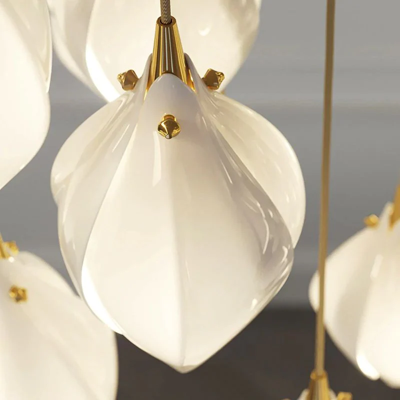 Bloom Porcelain Petals Pendant Light - Image 13
