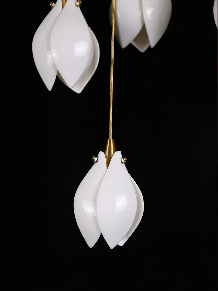 Bloom Porcelain Petals Pendant Light - Image 15