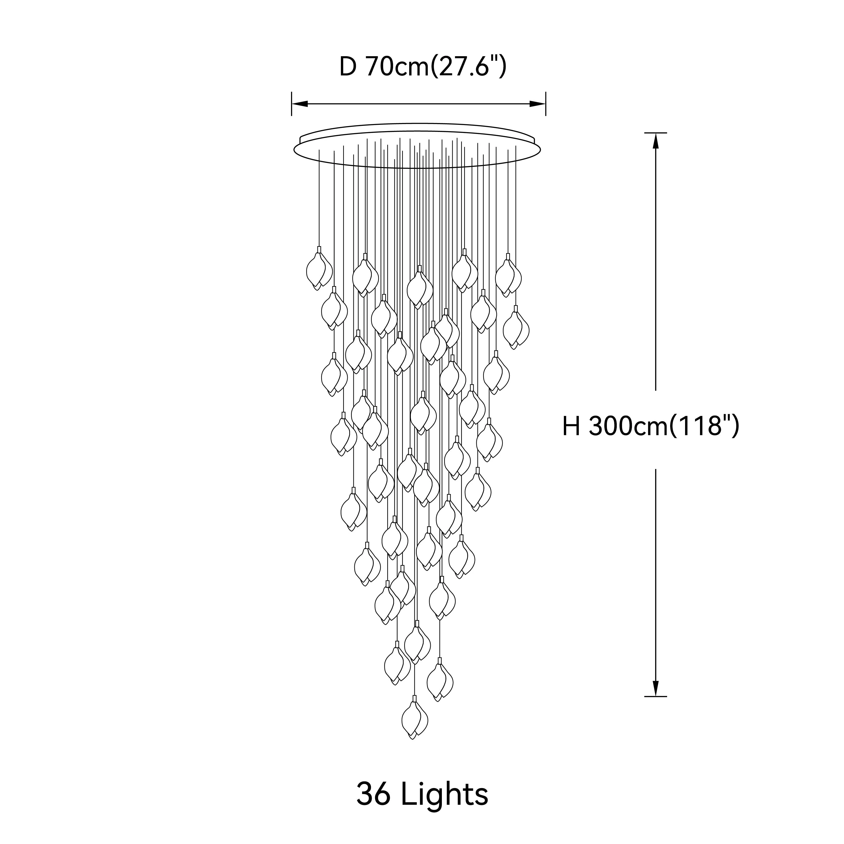 Bloom Porcelain Petals Pendant Light - Image 26