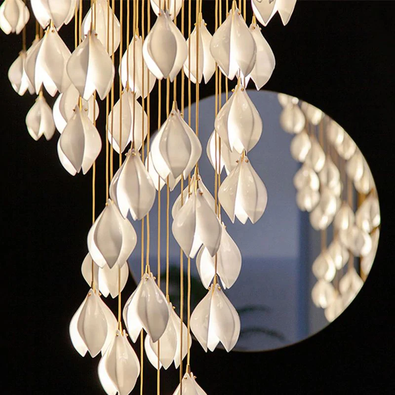 Bloom Porcelain Petals Pendant Light - Image 4