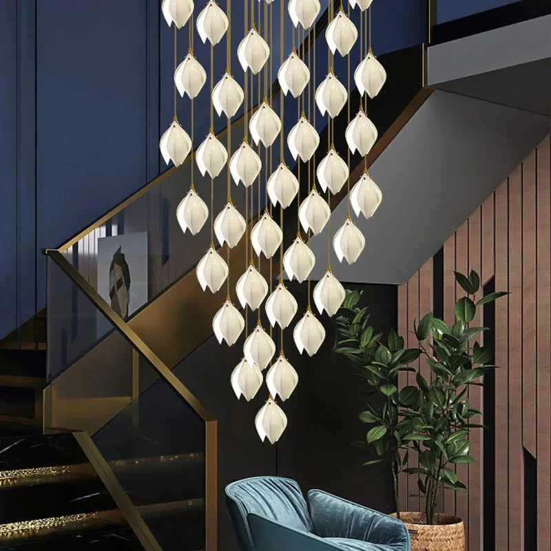 Bloom Porcelain Petals Pendant Light - Image 5