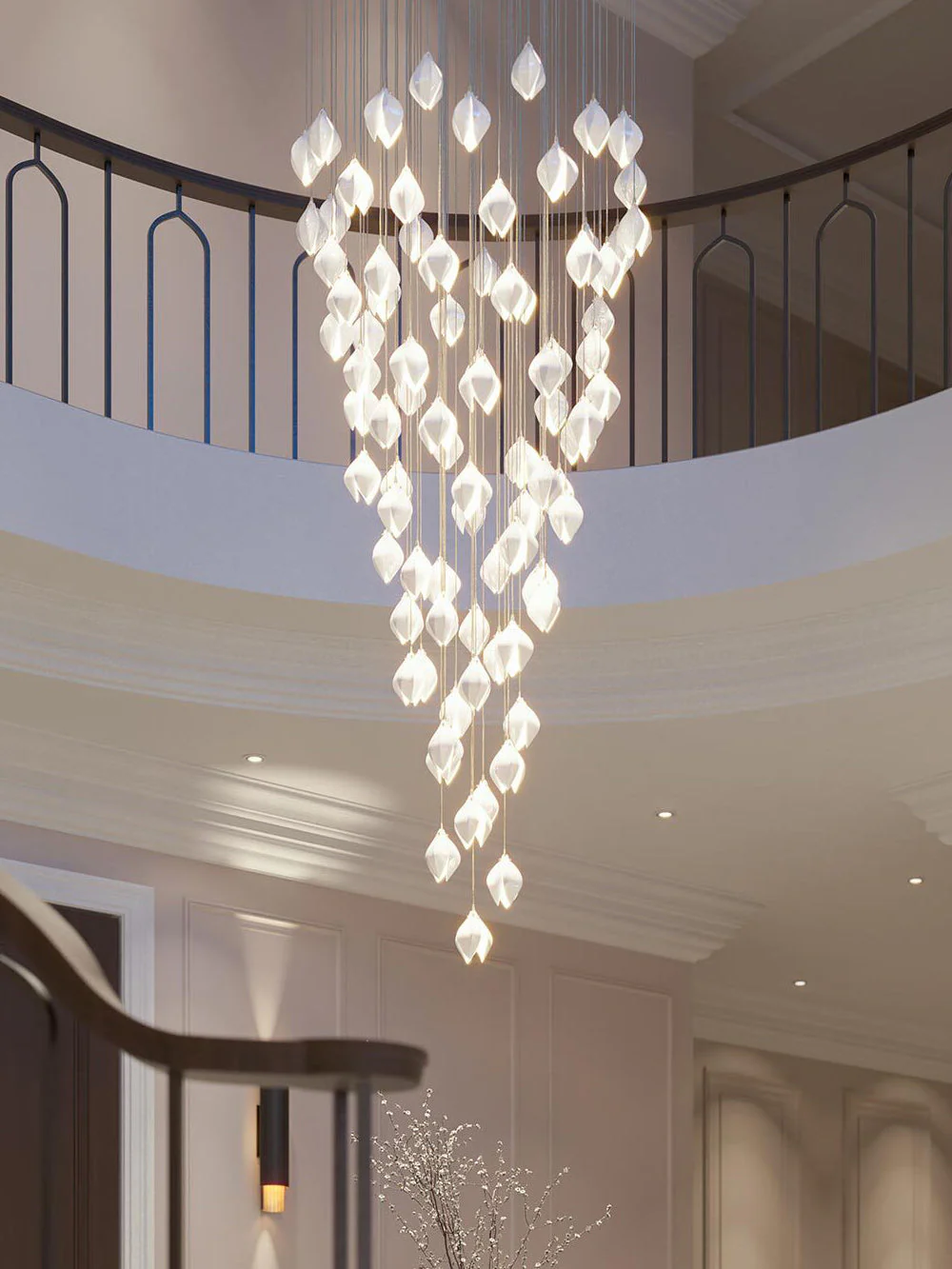 Bloom Porcelain Petals Pendant Light - Image 7