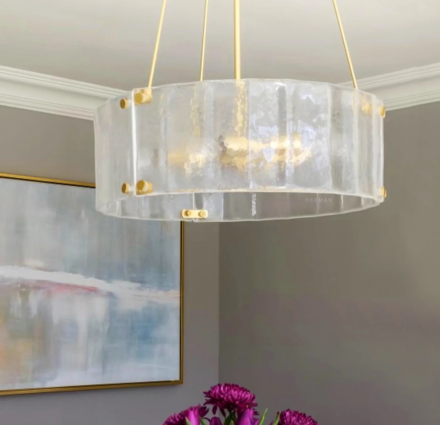 Willamette 24" Round Crystal Chandelier - Image 7