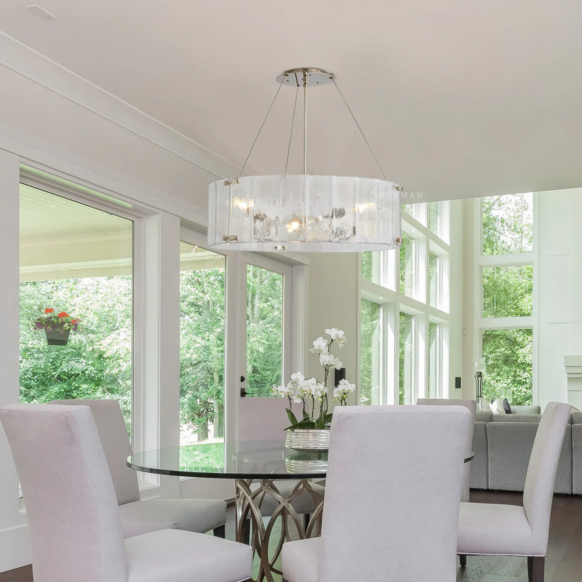 Willamette 32" Round Crystal Chandelier - Image 7