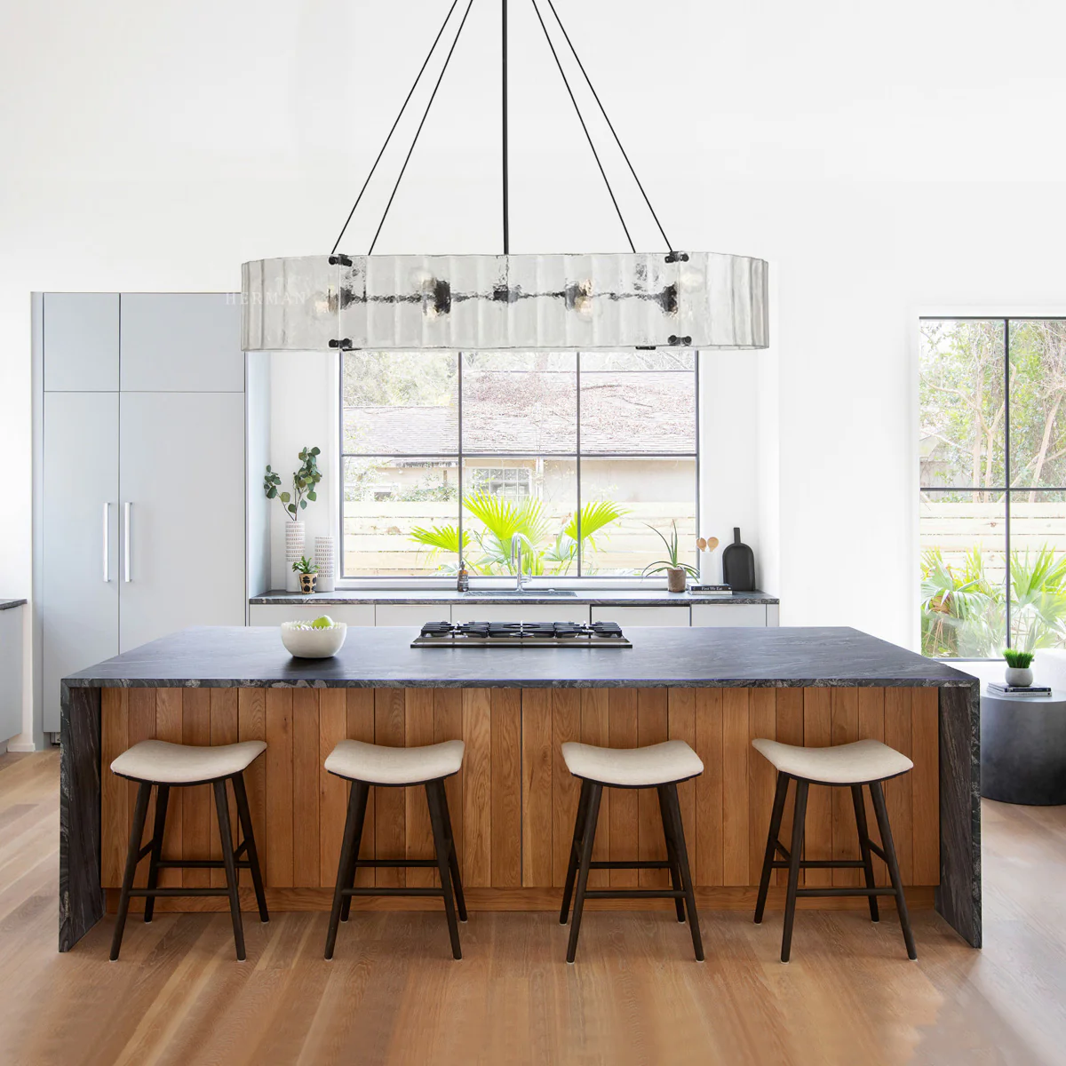 Willamette 60" Crystal Linear Chandelier - Image 4