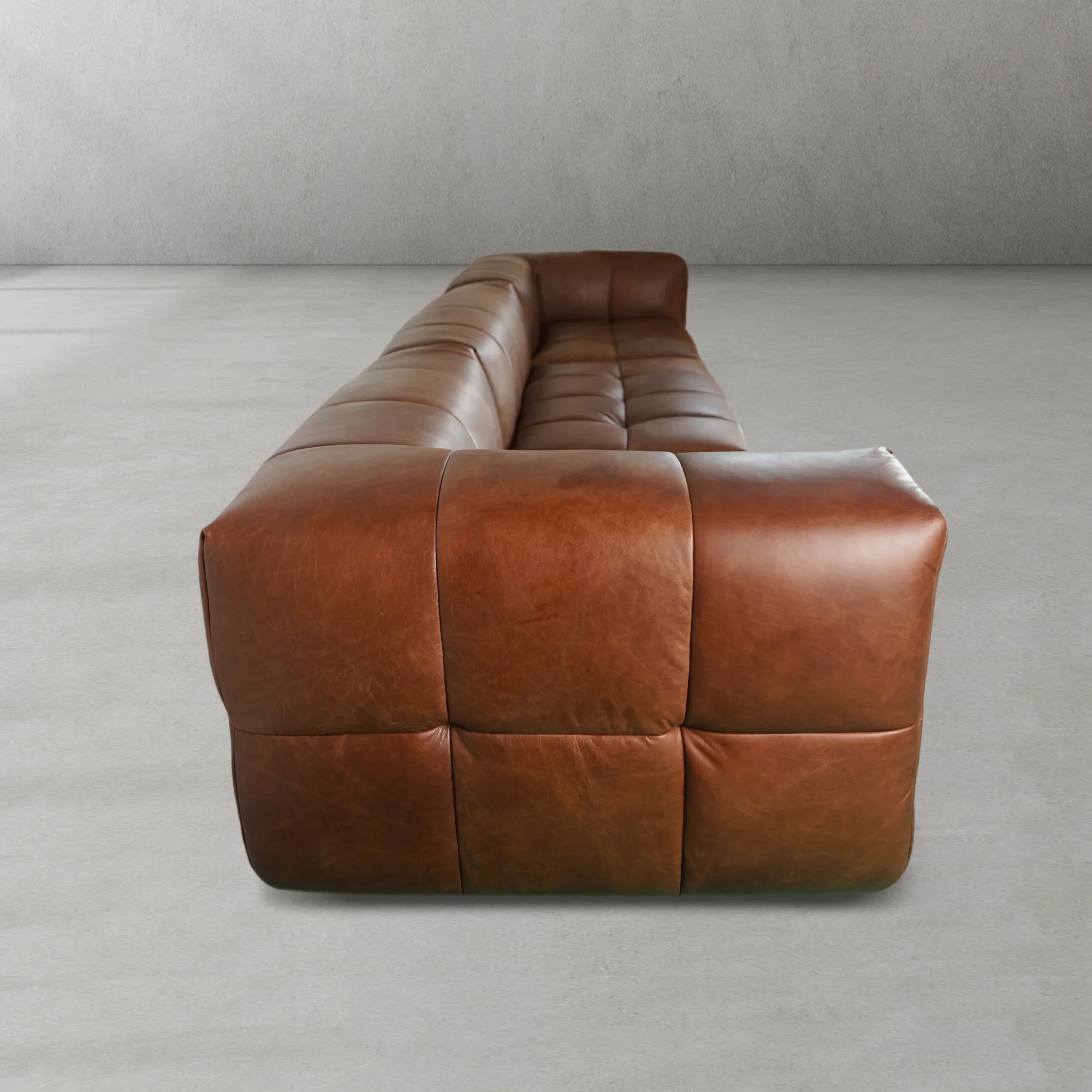 Yosemite Burnished Cognac Sofa 160"W - Image 8